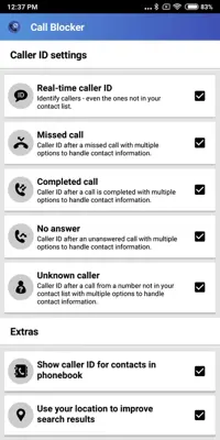 Call Block android App screenshot 1